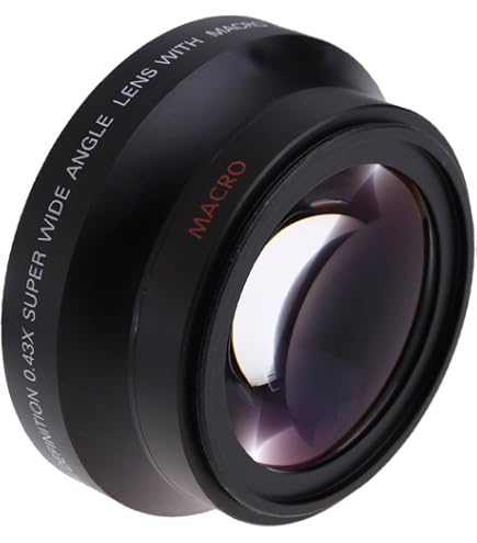 Amazon.com : Andoer 67mm 0.43× Super Wide Angle Lens Digital High